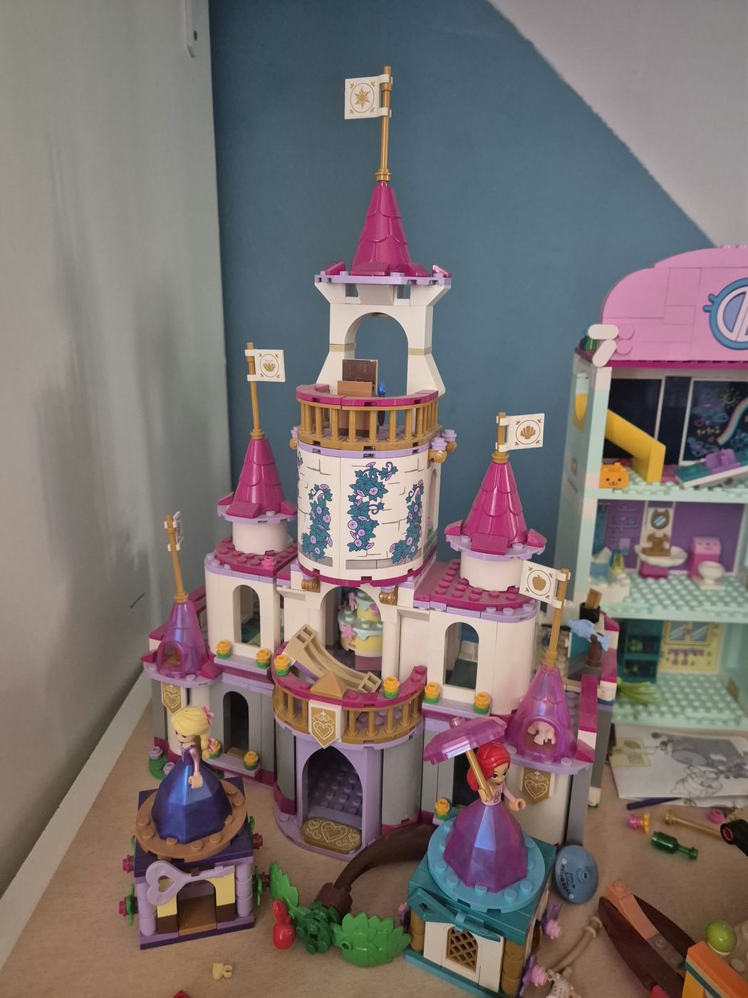 Sets de LEGO Disney montados, foto propia de 2026