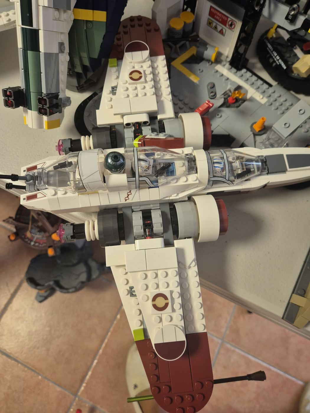 Sets de LEGO Star Wars montados, foto propia de 2026