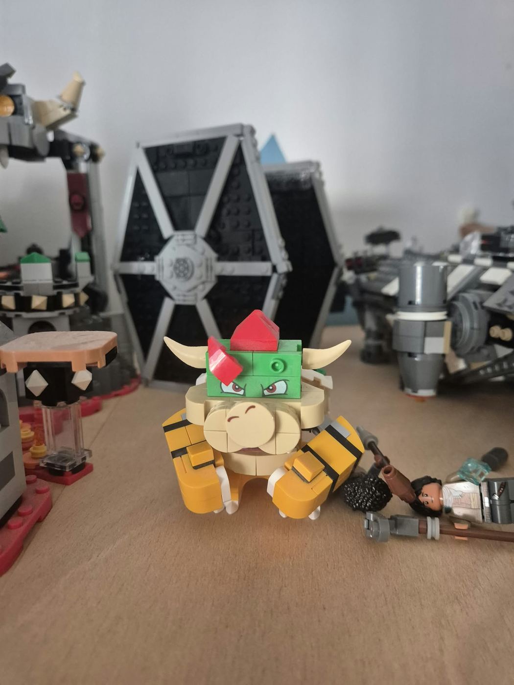 Sets de LEGO Super Mario montados, foto propia de 2026